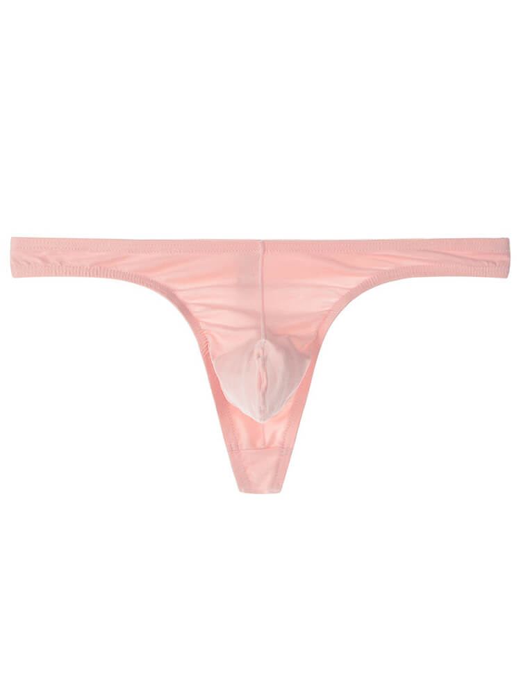 Men's Sexy Elephant Trunk Pouch Solid Color Thong