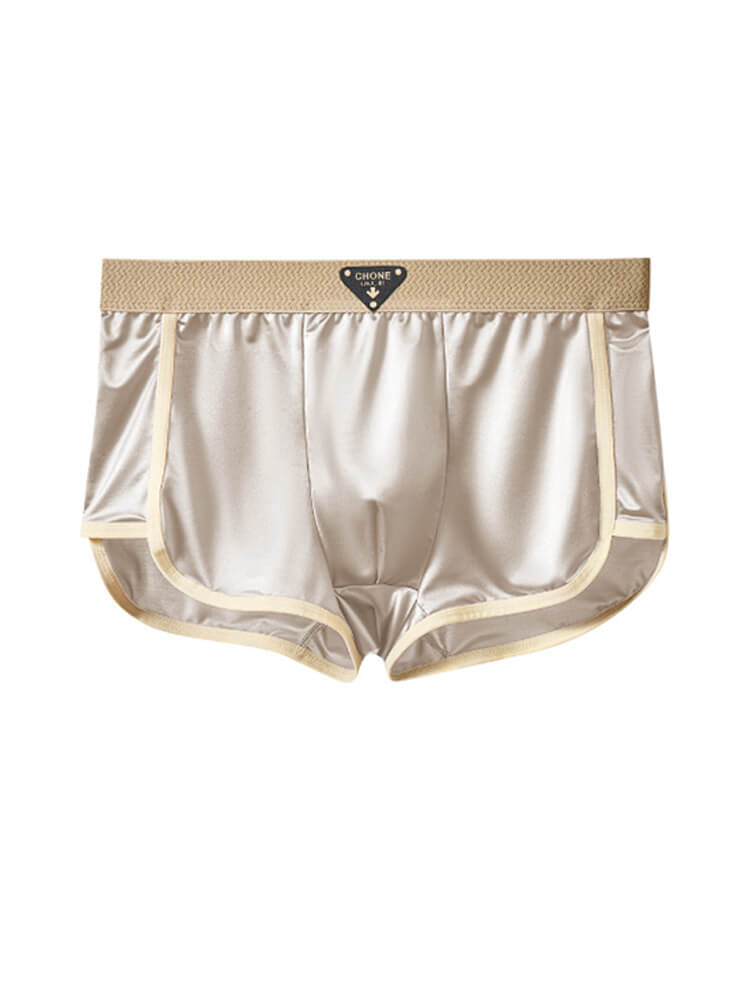 Men's Ice Silk Antibacterial Boxer Briefs
