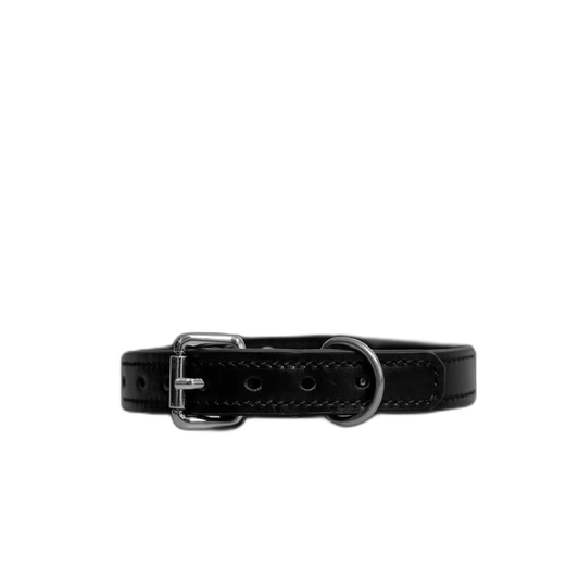 Tumbled Leather Slim Choker