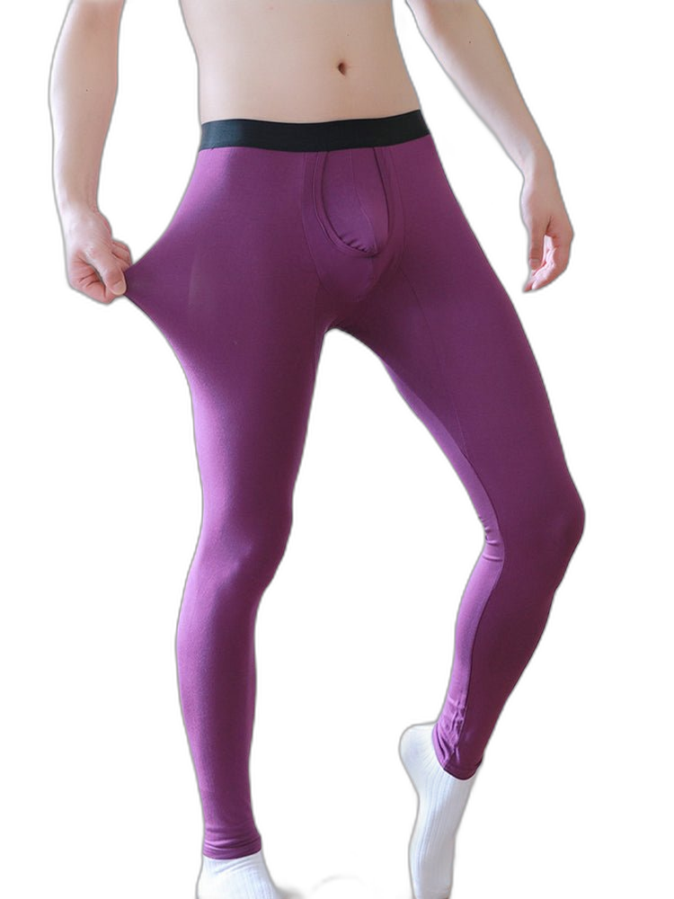 Men's Split-opening Pouch Thermal Pants