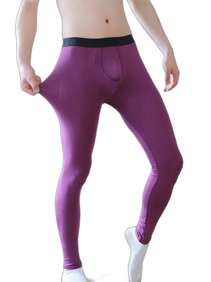 Men's Split-opening Pouch Thermal Pants