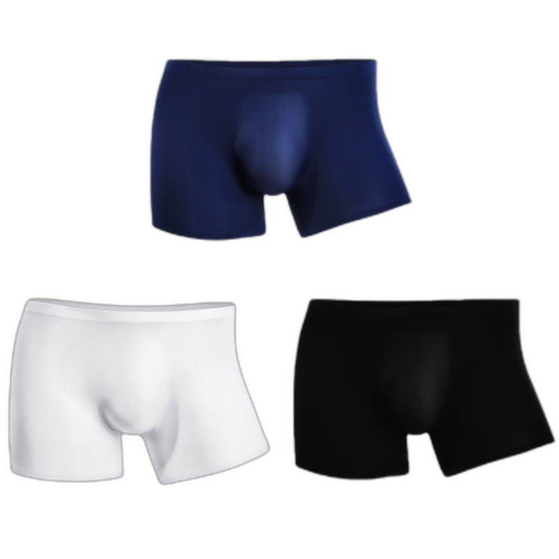3 Pack Cool Trackless Thin Pouch Men's Trunks
