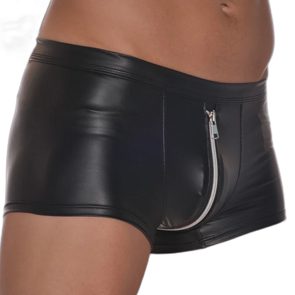 Latex Zip Fetish Boxers