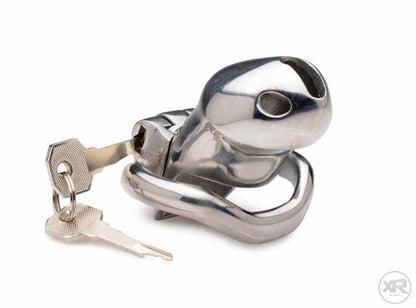 Rikers 24-7 Stainless Steel Locking Chastity Cage