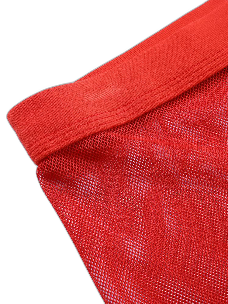 Men's Sexy Transparent Mesh Trunks