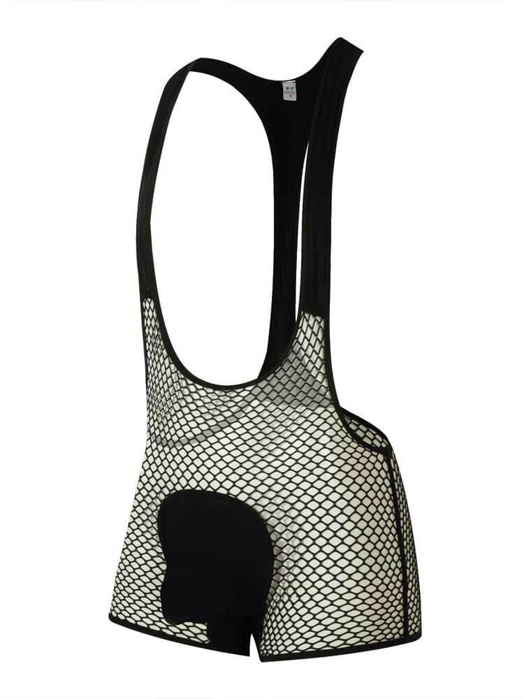Men's Sexy See-Through U-Shaped Mesh Bodysuit