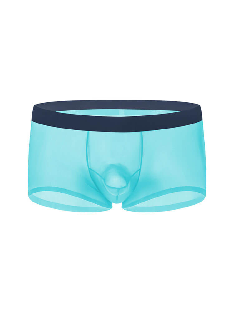 Men's Ice Silk Gun Bullet Separate Thin Trunks
