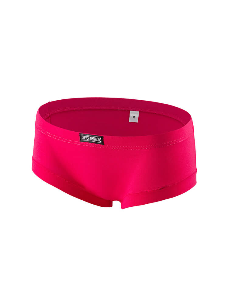 Men's Sexy Low-Rise Solid-Color Cotton Boxer Briefs