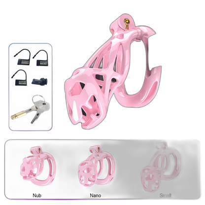 Specter - Chastity Cage with Belt - Penis Cage