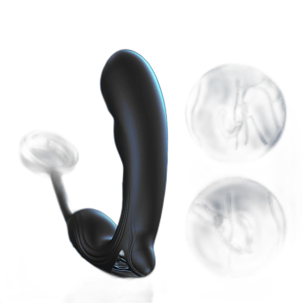 Noel - Remote Control Prostate Massager - Dual Cock Ring Anal Vibrator