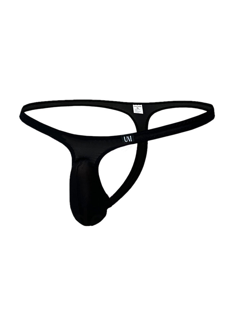 Men's Low Rise Ice Silk Solid Color Thong