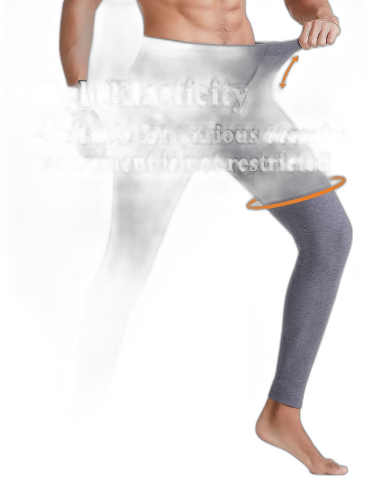 Men's Winter Thermal Long Johns With Button Fly