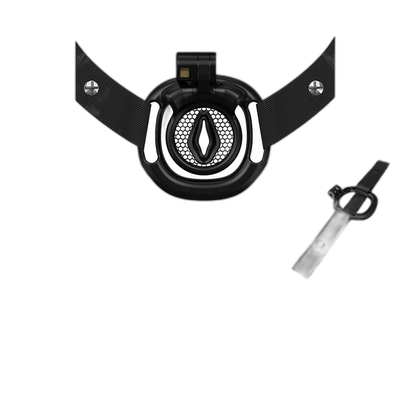 Fortis - Inverted Chastity Cage With Belt And Four Rings