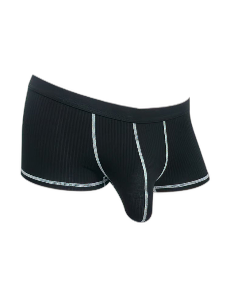 3 Pack Men's Ultra-Thin Cooling Large Supportive Pouch Breathable Low-Rise Trunks