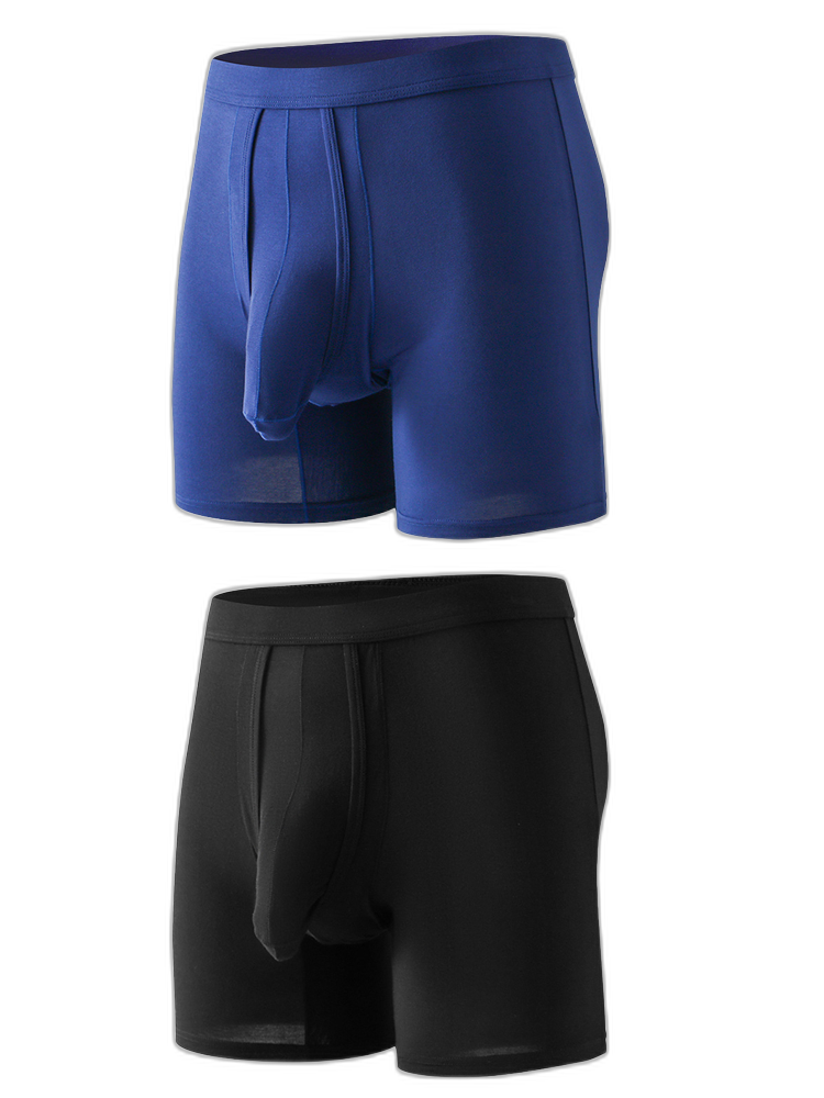 Sexy Separated Ball Pouch Boxer Briefs For Men