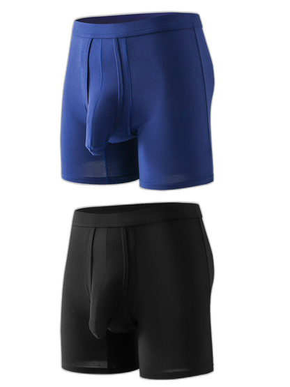 Sexy Separated Ball Pouch Boxer Briefs For Men