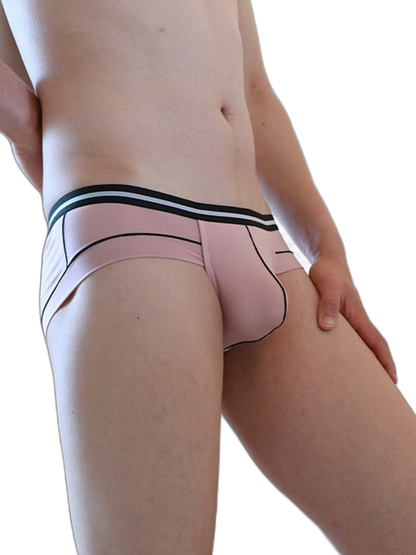3 Pack Men's Semi-Transparent Comfortable Soft Skin-Friendly Minimalist Briefs