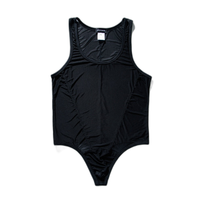 High-Cut Mesh Thong Bodysuit