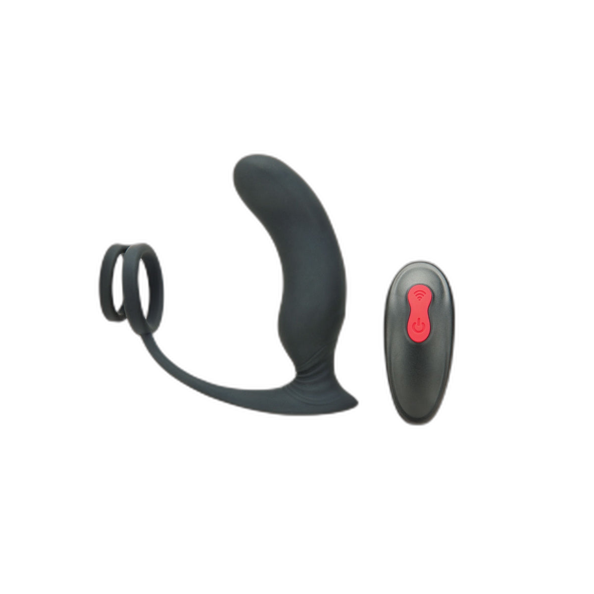 Prowler RED Prostate Plus Remote Control Vibrating Prostate Massager & Cock Ring Black