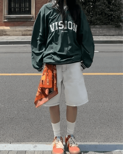 Multi-Color Paisley Bandana Layered Streetwear and Hip-Hop