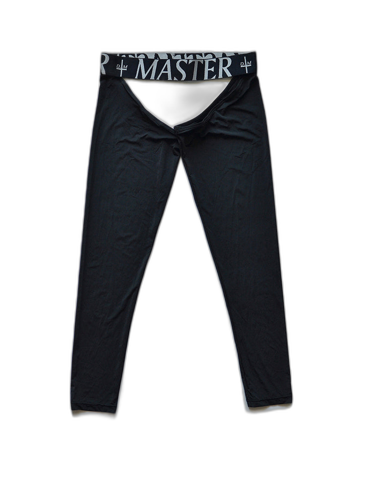 Men's Low-Waist Sexy Hollow Silk-Smooth Semi-Transparent Thermal Pants