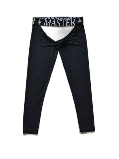 Men's Low-Waist Sexy Hollow Silk-Smooth Semi-Transparent Thermal Pants