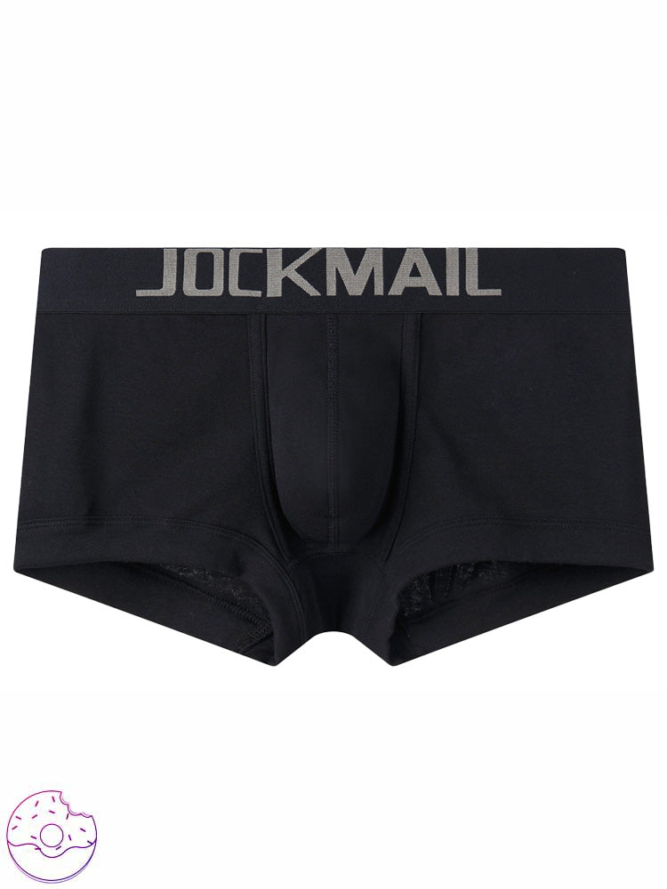 Men's Solid Color U Convex Hanging Loop Trunks