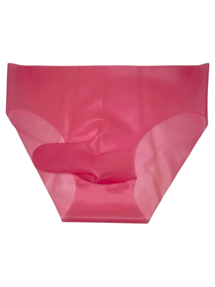 Men's Seamless Separate-Pouch Latex Briefs