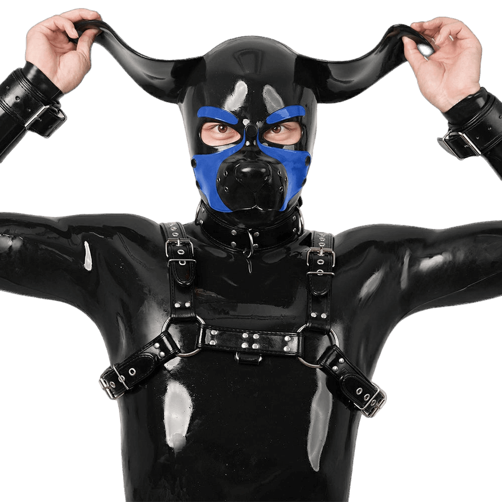 Furrjoi Silicone Beagle Hood Blue