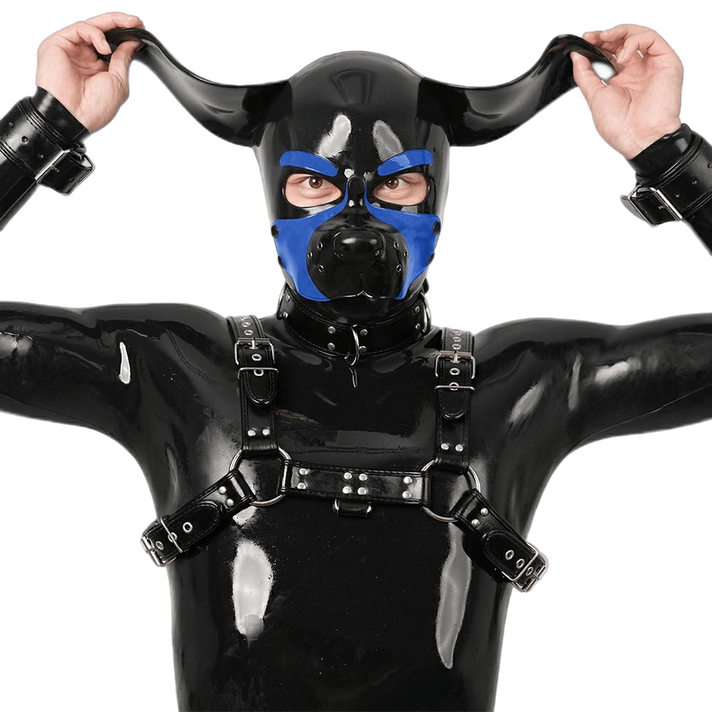 Furrjoi Silicone Beagle Hood Blue