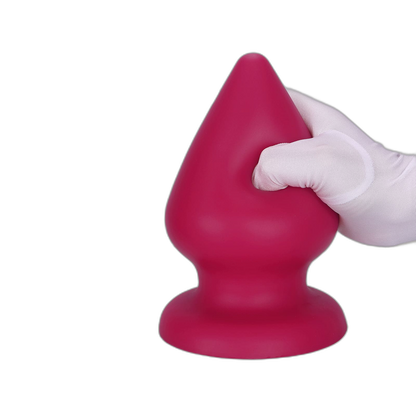 Red Drop - Soft Silicone Anal Plug - 6 Sizes