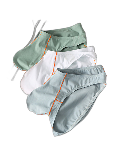 3 Pack Men's U-Pouch Ice Silk Briefs