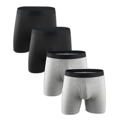 Multi-pack Men's Prevent Thighs Chafing Boxer Briefs