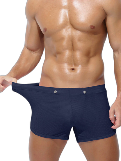 2 Pack Men's Breathable Mesh Boxer Briefs