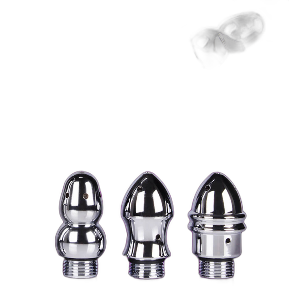 Aluminium Shower Enema Kit – 3 Nozzle Attachments