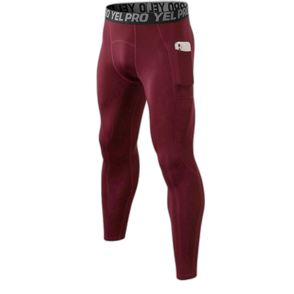 Mens Sports Thermal Leggings Compression Base Layer Tights