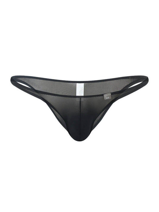 Men's Sexy Semi-Covering Low-Rise Ice Silk Briefs