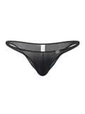 Men's Sexy Semi-Covering Low-Rise Ice Silk Briefs
