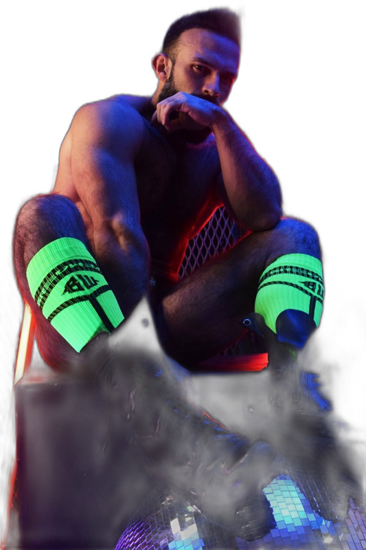 Breedwell Hybred Sock Neon Green
