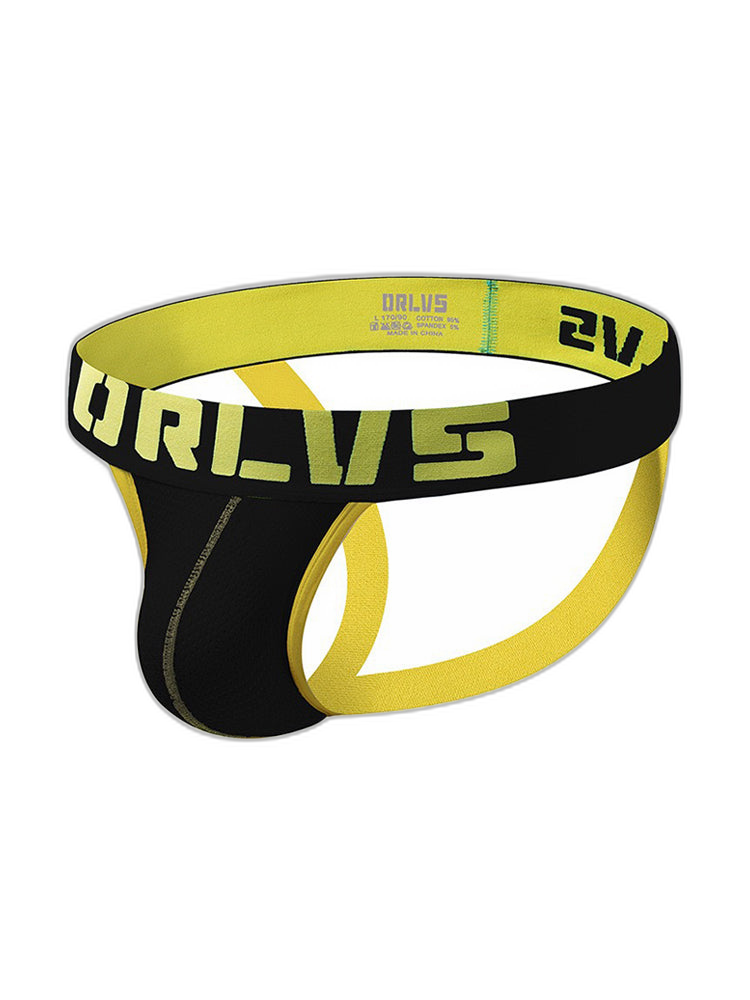3 Pack Men's U-Pouch Striped Sexy Jockstraps
