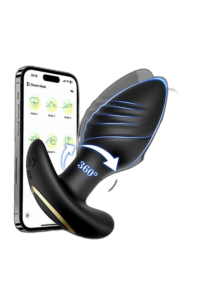 App Controlled 360 Rotating Butt Plug