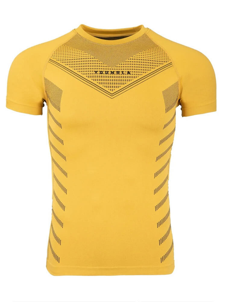 Men's High-Stretch Slim-Fit Fitness T-shirt