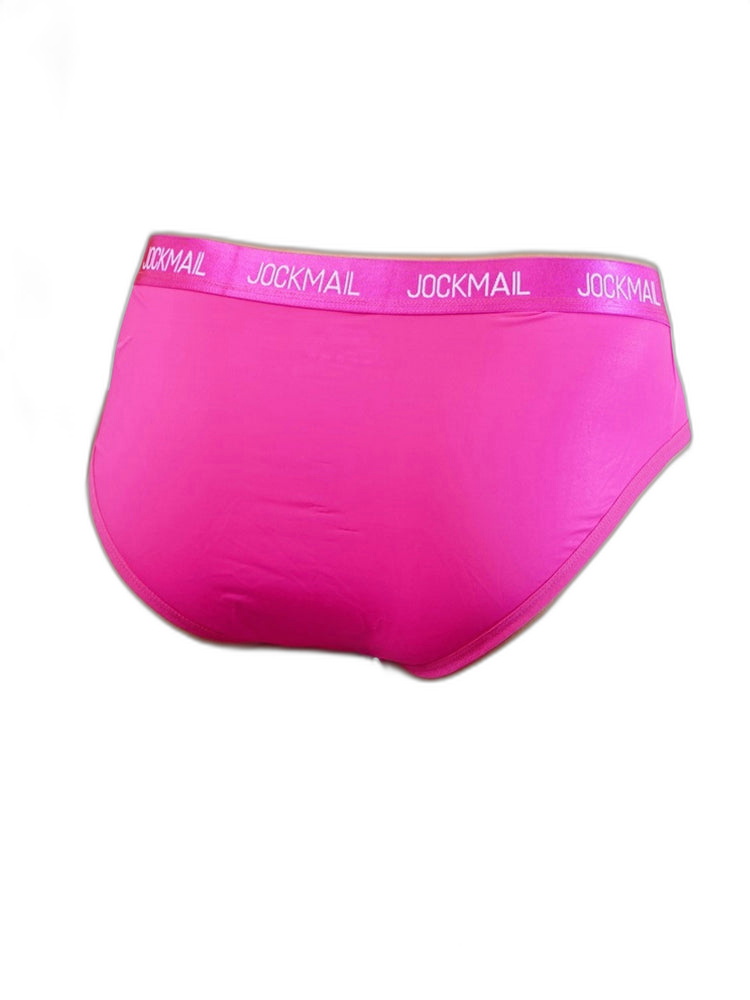 2 Pack Men's Sporty Letter Print Supportive Low-Rise Ice Silk Skin-Friendly Bikini