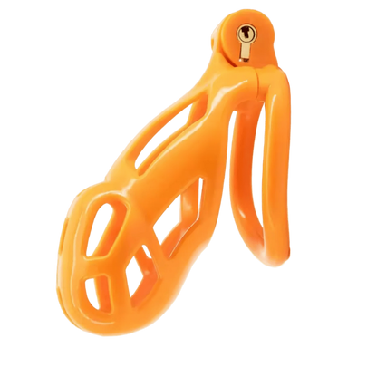 Chastity Cage Obedient Orange