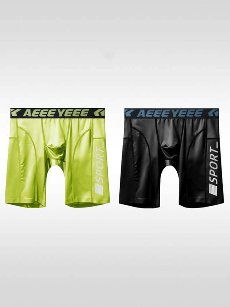 Men's High Elasticity Tight-Fit Quick-Dry Sports Shorts