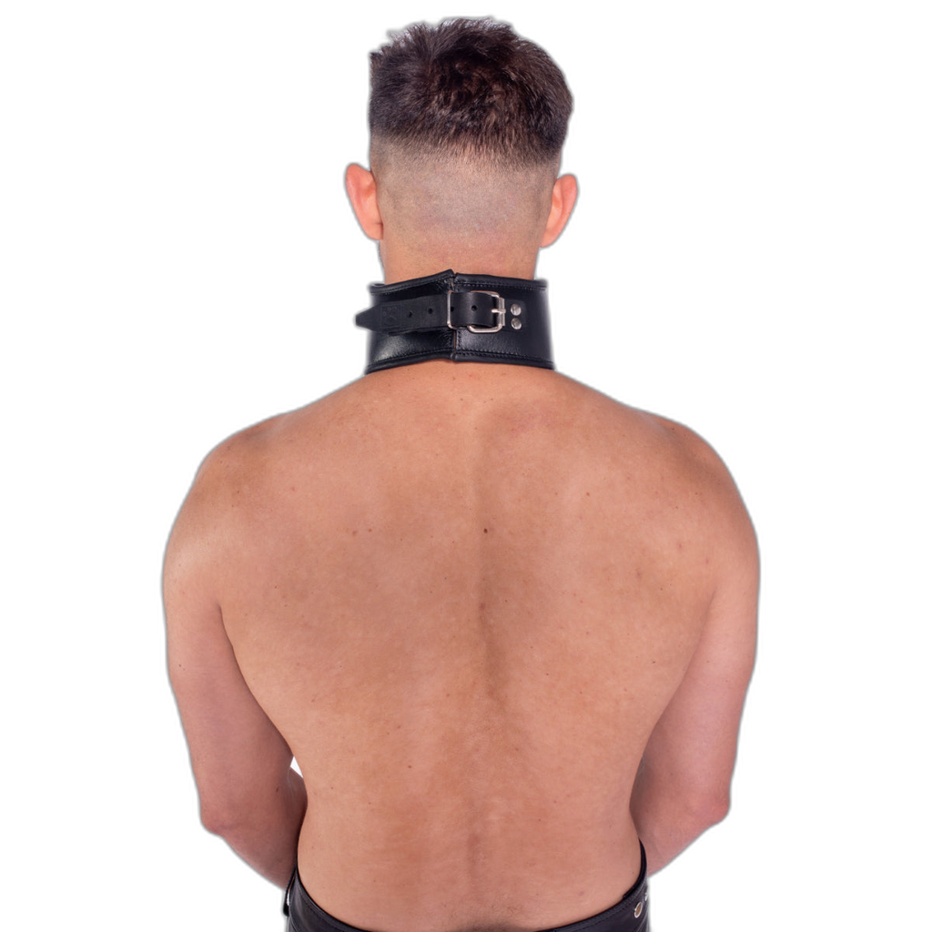 Prowler RED Leather Posture Collar Black