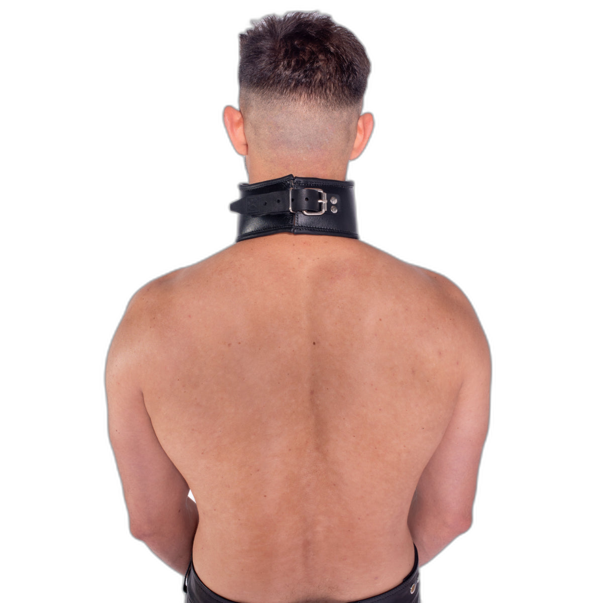 Prowler RED Leather Posture Collar Black