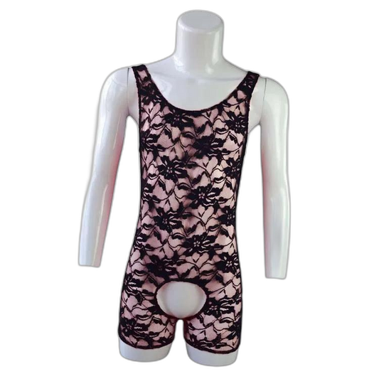 'Slutty Siren' Femme Mesh Lingerie Bodysuit