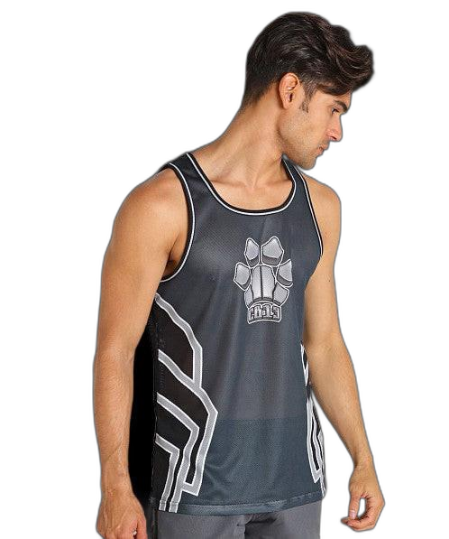 Cell Block 13 Bandit Tank Top Pink Black