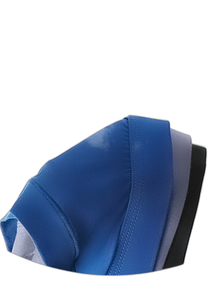 Aoelemen 4 Pack Men's Breathable U Convex Pouch Briefs